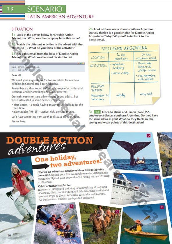 Sample from Pre-intermediate